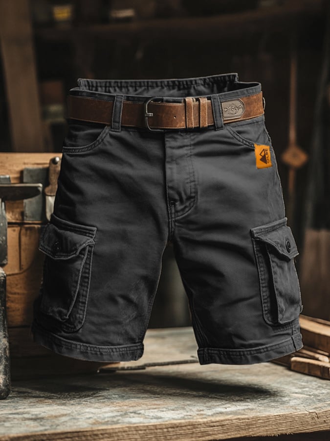 Adam | Spodnie Cargo Vintage z Kieszeniami