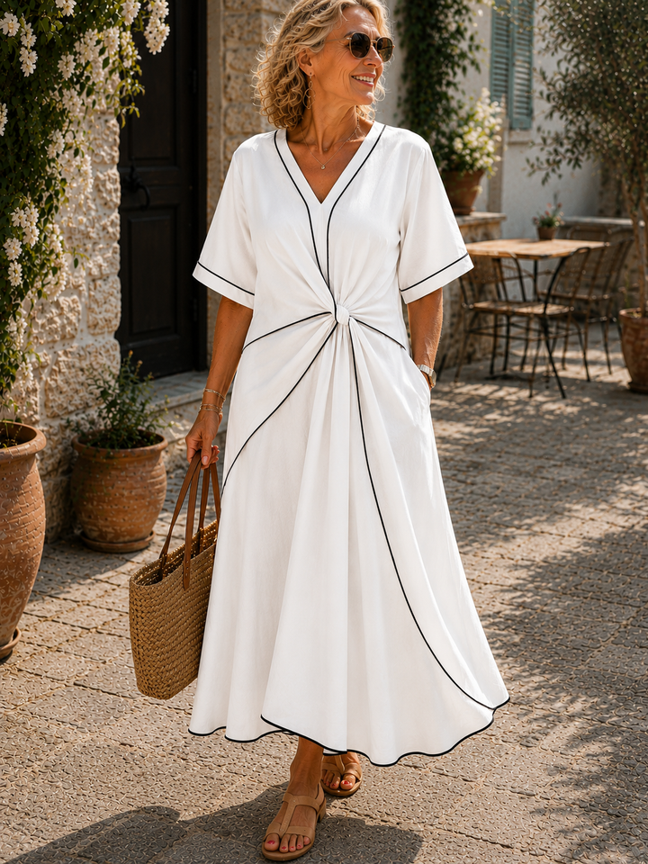 Cassia | Elegancka sukienka o korzystnym kroju