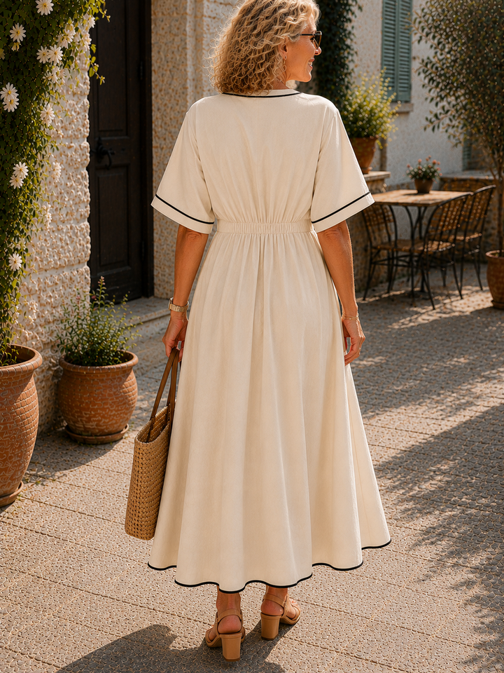 Cassia | Elegancka sukienka o korzystnym kroju