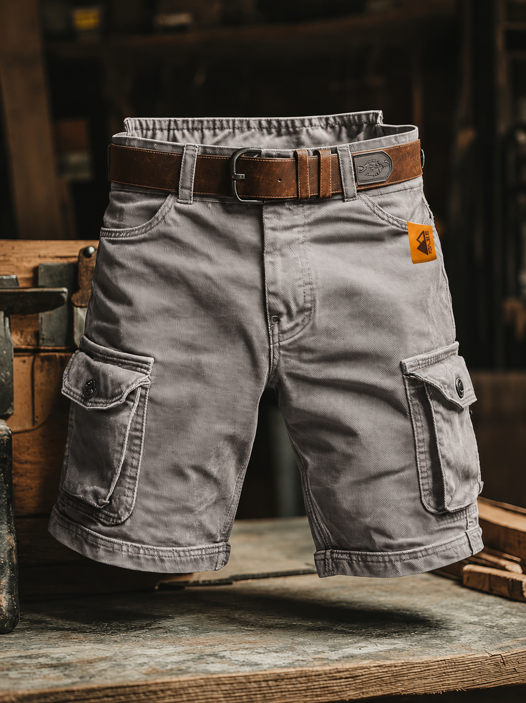 Adam | Spodnie Cargo Vintage z Kieszeniami